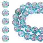 1 Strand Handmade Glod Sand Lampwork Beads Strands