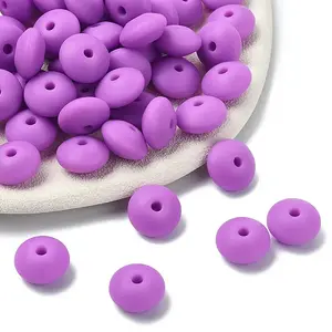 100Pcs Food Grade Eco-Friendly Silicone Beads