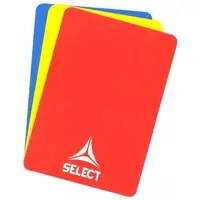 Select REFEREE CARDS Karty pro rozhodčí, červená, velikost
