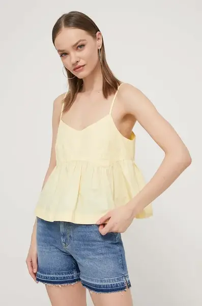 Bavlněná halenka Tommy Jeans