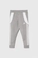 Dětské tepláky adidas Performance TIRO24 SWPNTY šedá barva, melanžové