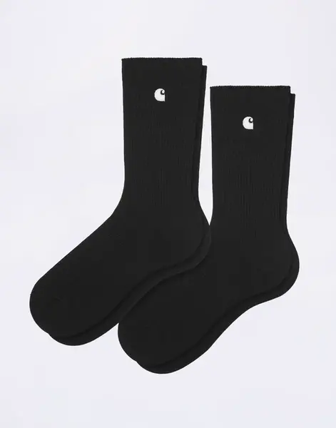 Carhartt WIP Madison Pack Socks Black/White + Black/White
