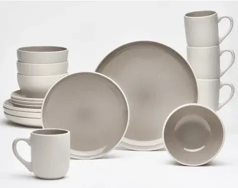 Jídelní servis (16 dílů) London, taupe