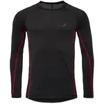 Klimatex FALLON RE:CLIMA Pánske funkčné tričko s dlhým rukávom, čierna, veľkosť