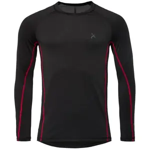 Klimatex FALLON RE:CLIMA Pánske funkčné tričko s dlhým rukávom, čierna, veľkosť