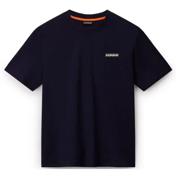 Napapijri S-SMALL BOX SS Pánské tričko, tmavě modrá, velikost