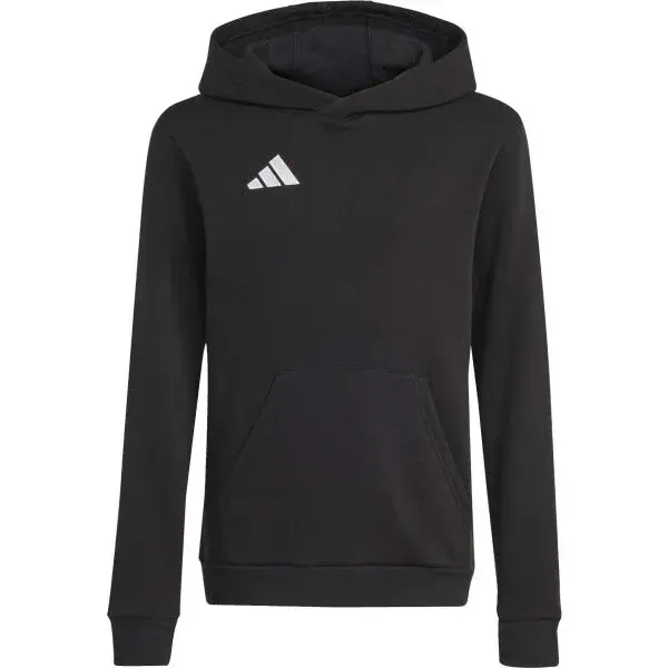 adidas ENTRADA 26 HOODY Y Dětská mikina, černá, velikost