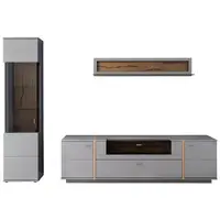 MID.YOU OBÝVACÍ STĚNA, šedá, barvy dubu