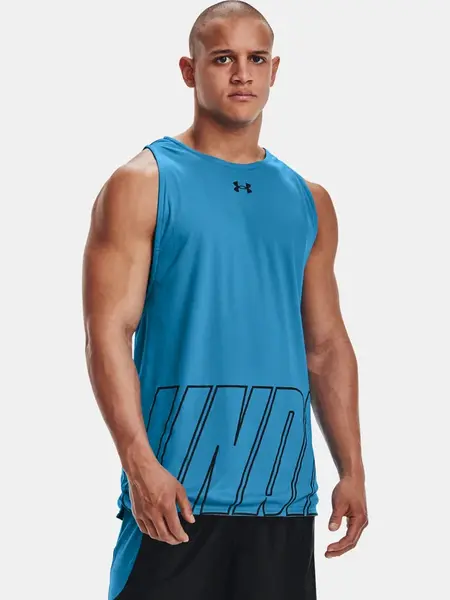 Under Armour Tílko UA BASELINE REVERSIBLE TANK-BLU - Pánské