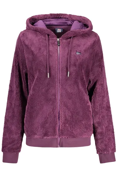 Fialová mikina s kapucí Norway 1963