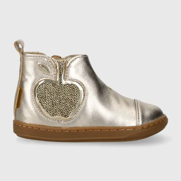 Kožené kotníkové boty Shoo Pom