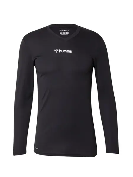 Hummel Funkčné tričko 'Essential'  čierna / biela