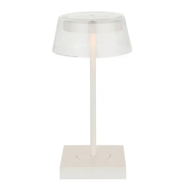 Dieter Knoll STOLNÍ LAMPA NA BATERIE, stmívač s regulačním kolečkem, 13,7/27 cm