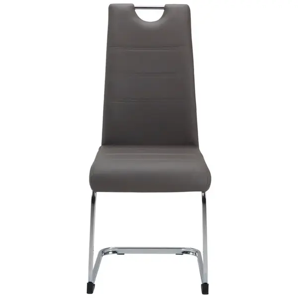 P & B HOUPACÍ ŽIDLE, šedohnědá, barvy chromu