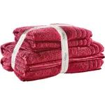 Vossen SADA RUČNÍKŮ A OSUŠEK, červená