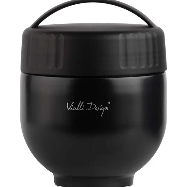 Termoska s nádobkou a lžičkou Vialli Design Fuori 680 ml