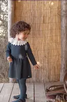 Dětské vlněné šaty Tartine et Chocolat tmavomodrá barva, mini, TZ30011