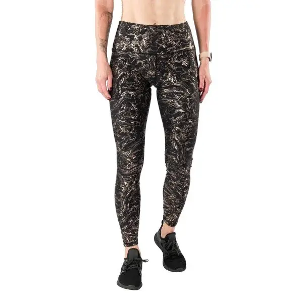 Northfinder MAGDALENA Dámské sportovní legíny, černá, velikost