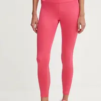 Tréninkové legíny Reebok Workout Ready růžová barva, hladké, 100205353
