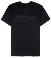 Martin Men's Tee Tone on Tone Black L