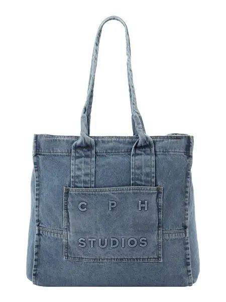Copenhagen Studios Shopper  modrá denim