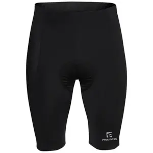 PROGRESS TORQMAN SHORTS Pánské cyklistické kraťasy, černá, velikost XXL