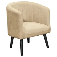 Livetastic KOKTEJLOVÉ KŘESLO, textil, pískové barvy