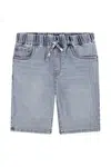 Dětské riflové kraťasy Levi's modrá barva