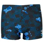 Umbro SANASAR Chlapčenské plavky s nohavičkami, čierna, veľkosť 152-158