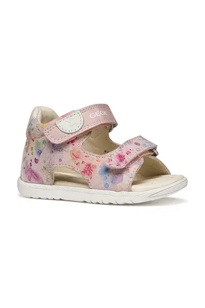 Dětské semišové sandály Geox SANDAL MACCHIA