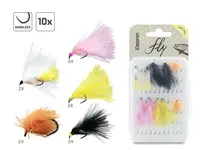 Delphin sada umělých mušek fly pond trout 10 ks