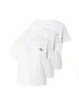Calvin Klein Jeans Tričko  čierna / biela