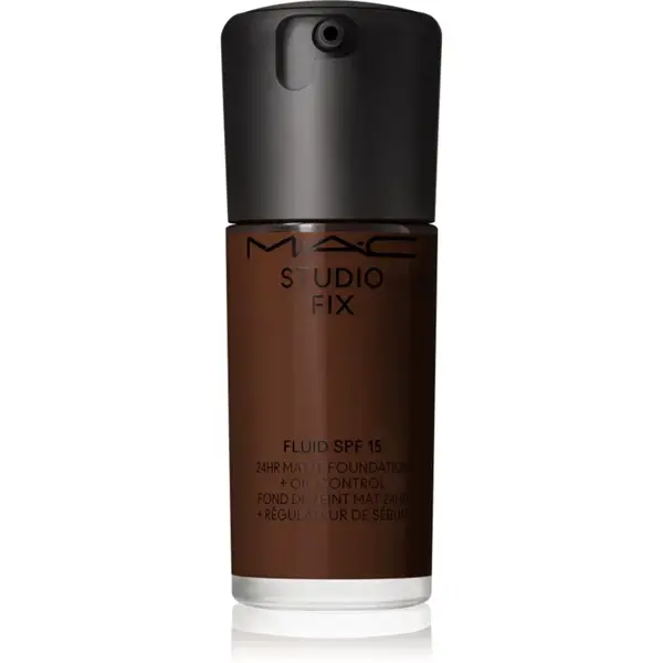 MAC Cosmetics Studio Fix Fluid SPF 15 24HR Matte Foundation + Oil Control matující make-up SPF 15 odstín NW63 30 ml