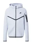 Nike Sportswear Tepláková bunda 'Tech Fleece'  pastelovo modrá / čierna
