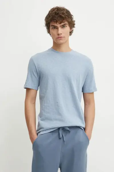 Bavlněné tričko Marc O'Polo modrá barva, B61223251098