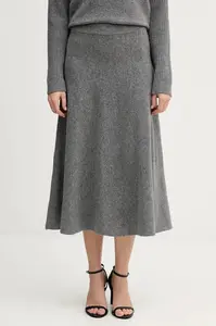 Sukně s příměsí vlny United Colors of Benetton