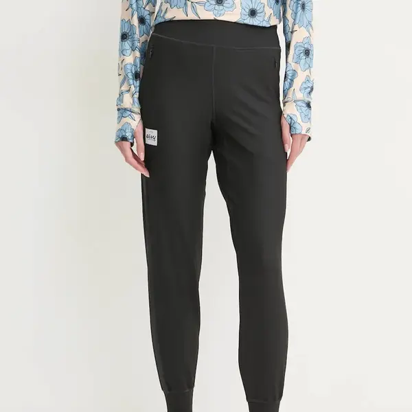 Sportovní kalhoty Eivy Journey dámské, černá barva, hladké, A00384001