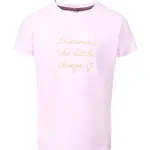 KILPI ALBION Dívčí bavlněné tričko, růžová, velikost