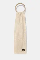 Šátek z vlněné směsi Superdry béžová barva, hladký, W9310079A-9VI