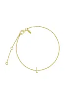 Pozlacený stříbrný náramek Design Letters 90501010L