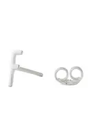 Stříbrná náušnice Design Letters