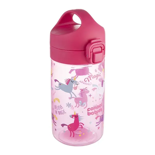 CANPOL BABIES Lahev pro děti junior růžová 400 ml