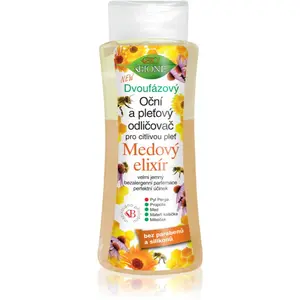 Bione Cosmetics Medový Elixír dvojfázový odličovač na tvár a oči 255 ml