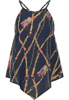 faina Top  námornícka modrá / svetlomodrá / žltá / červená / biela