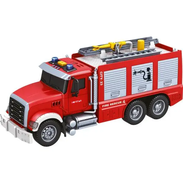 CITY SERVICE CAR - 1:14 - Hasičské vozidlo (se zvukem, světly, stříkací vodou)