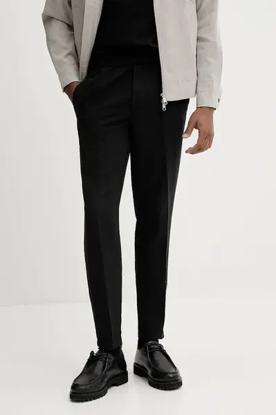 Lněné kalhoty Samsoe Samsoe