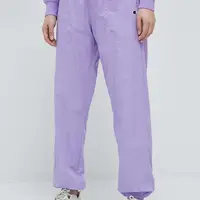Bavlněné kalhoty Champion fialová barva