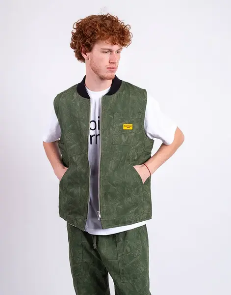 Service Works Xerox Camo Padded Work Vest OLIVE L