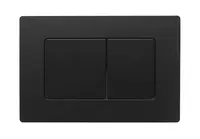 kielle Gemini New III - Ovládací tlačítko splachování, matná černá 70229040