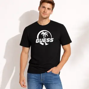 Guess cn ss logo palm t-shirt m